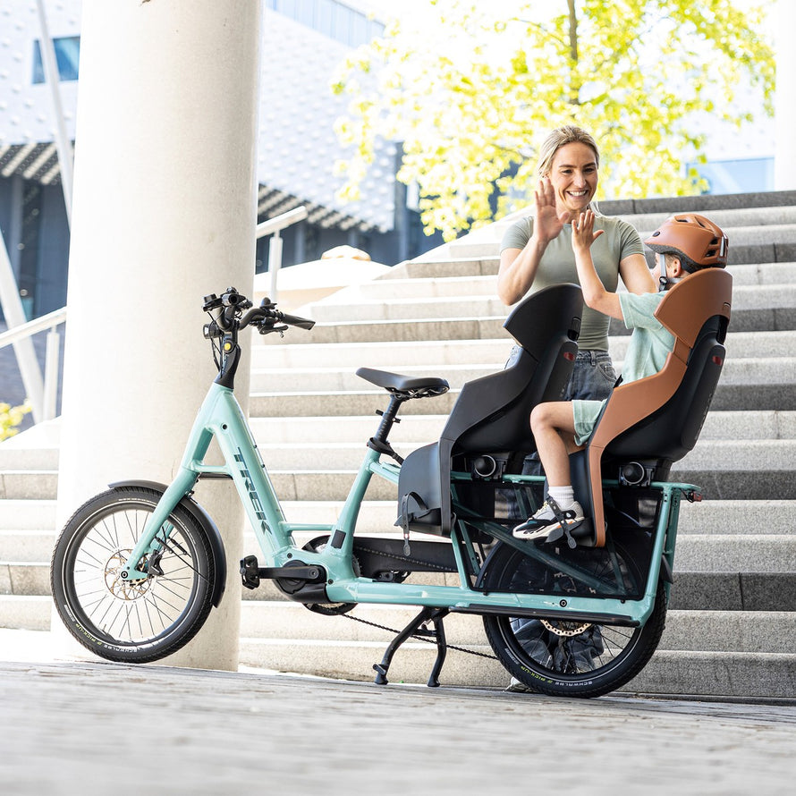 Siege velo enfant inclinable Bobike Evolve Maxi evolutif pour porte-bagages avec systeme de fixation securise