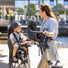 Siege velo enfant inclinable Bobike Evolve Maxi pour porte-bagages avec harnais de securite