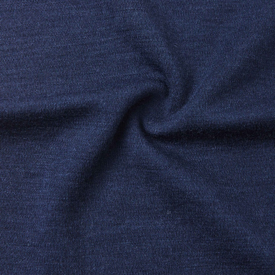 Bonnet enfant léger Dimma Reima bleu marine vue du tissu merinos
