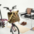 Sac à dos sacoche Brooks Pickwick Porter olive pour vélo pliant, robuste et élégant en cuir et toile