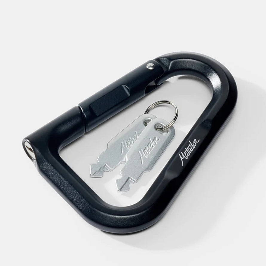 Cadenas mousqueton vélo Matador BetaLock noir avec clés pour sécuriser votre vélo facilement