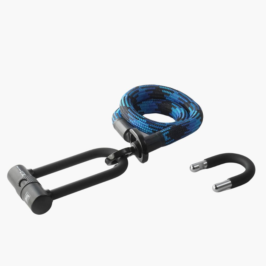 Cadenas vélo textile Texlock bleu