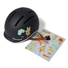 Casque vélo enfant Thousand Jr noir avec planche d’autocollants personnalisables