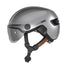 Casque Abus Adulte tendance à visière vélo ville HUD-Y ACE argenté