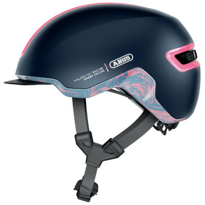 Casque Abus HUD-Y Ace Midnight Blue avec feu pour vélo en ville - #2