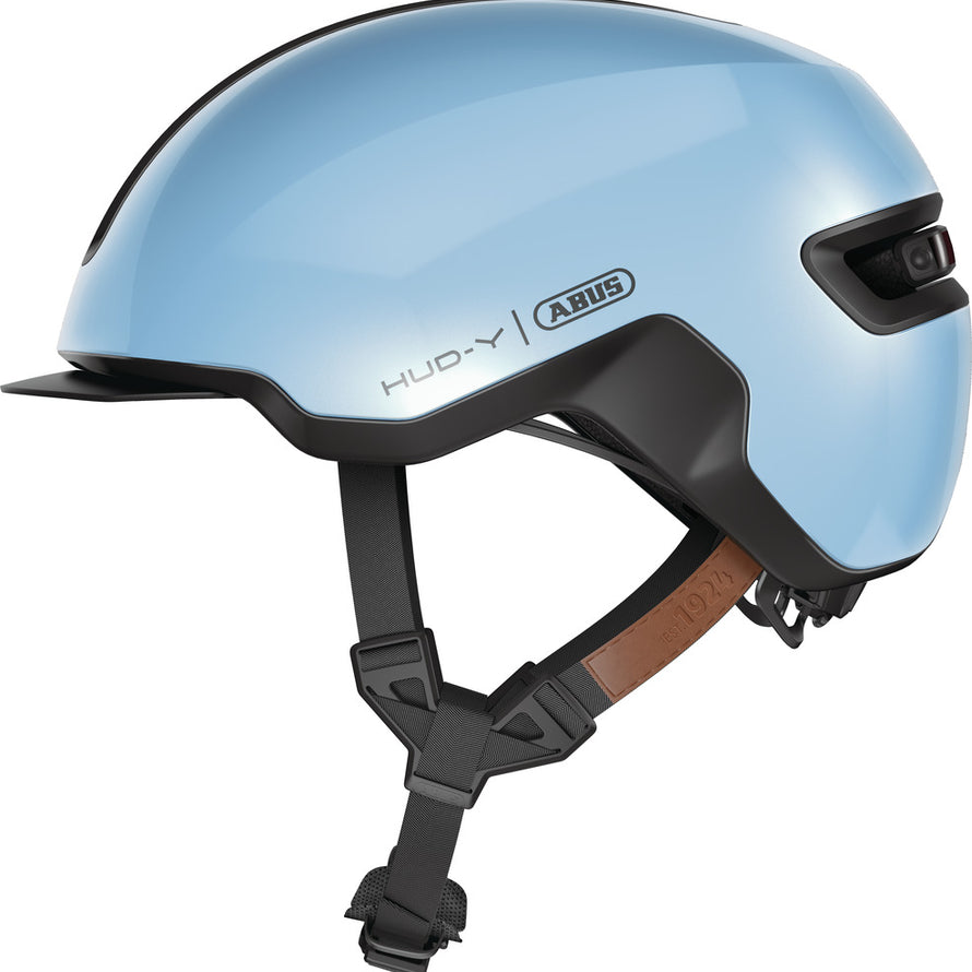 Casque Abus HUD-Y bleu glace