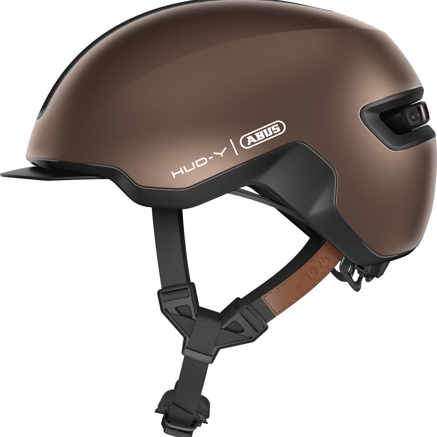 Casque Abus HUD-Y marron métallique