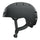 Casque Abus Xoxo noir mat avec coque résistante et sangles noires discrètes