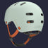 Casque Abus Xoxo vert avec sangles robustes et coque enveloppante de protection