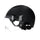 Casque CoolRide Trendy à visière  avec coque in Mold et système Headlock noir, vue de profil