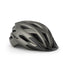 Casque Met Crossover gris mat avec design moderne et ventilation efficace pour cyclisme tout terrain sécurisé