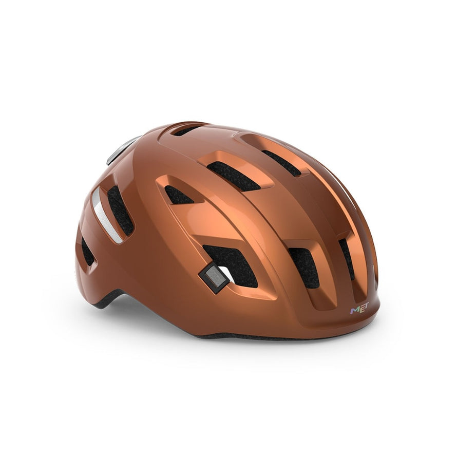 Casque Met E-Mob Mips pour velo electrique avec lumiere LED avant et arriere pour securite et confort