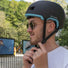 Casque multisport, urbain et vélo cargo CooLRide porté sur une tête