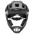Vue de face du casque enfant Uvex React Jr Fullface avec mentonnière
