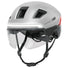 Casque Abus Hyp-E Ace en angle avant montrant la visière relevable et le système d’aération pour un confort optimal