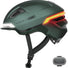 Casque vélo électrique Abus  Hype-e unisexe lumineux éclairage visibilité clignotant Fidlock Zoom Spin In Mold Hard Shell