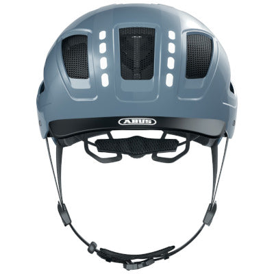 Casque vélo avec éclairages Abus Hyban 2.0 LED Signal Glacier - #3