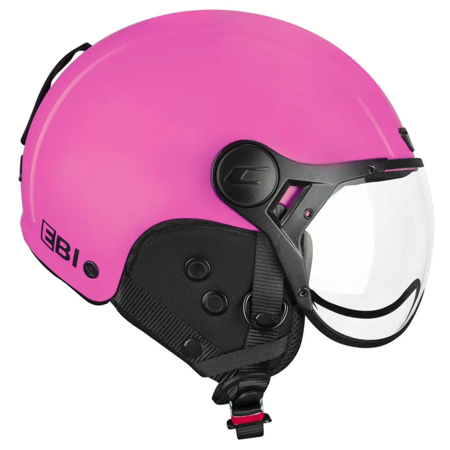 Casque vélo CGM Ebi Mono avec visière et oreillettes amovibles, modèle 20 pour protection optimale