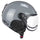 Casque vélo CGM Ebi Mono gris clair avec visière et oreillettes amovibles, marque 20, design moderne et protection efficace