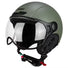 Casque vélo CGM Ebi Mono kaki avec visière intégrée et oreillettes amovibles, marque 20, confort et sécurité renforcés