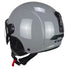 Casque CGM Ebi Mono gris avec visiere et oreillettes detachables, marque 20, pour cyclistes exigeants