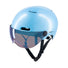 Casque vélo connecté Cosmo Connected Fusion bleu clair avec visière intégrée et sangles ajustables pour sécurité optimale
