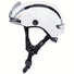 Casque vélo lumineux Contex Como 33 blanc avec clignotants LED et visière pour sécurité urbaine renforcée