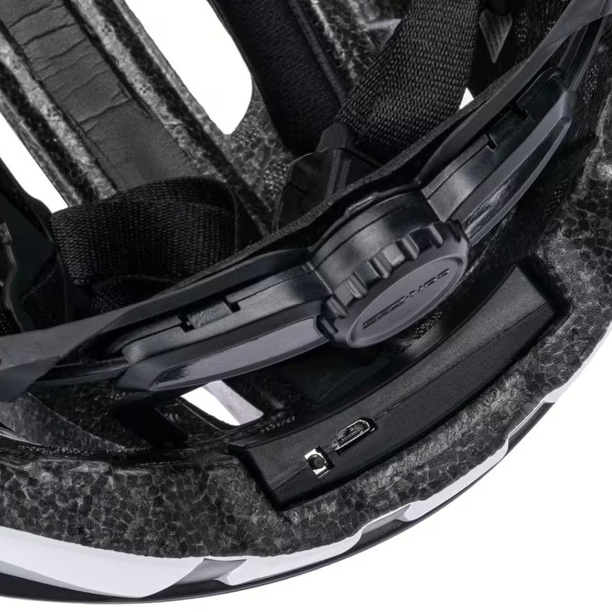 Casque vélo Contex Como 33 avec leds clignotants rechargeables pour sécurité urbaine optimale