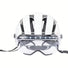 Casque vélo lumineux Contex Como 33 blanc avec visière transparente et leds intégrées pour sécurité urbaine