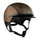 Casque vélo Cosmo Classic Casco marron avec effet bois et visière noire, protection et style vintage