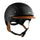 Casque vélo Cosmo Classic Casco noir avec visière marron, design vintage et protection optimale