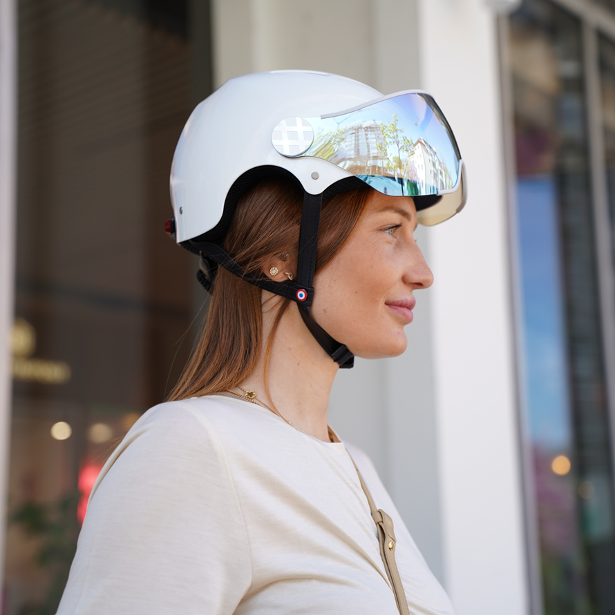 Casco da bici da città a LED DIEZZ Valor France