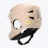 Casque vélo électrique Virgo Access Mips beige vu de dos avec mentonnière et système de protection intégrale.