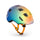 Casque vélo enfant Hourra MET aux couleurs dégradées avec sangle orange, compatible siège vélo enfant pour sécurité