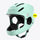casque intégral enfant Virgo Kid vert MIPS avec mentonnière protectrice et ventilation optimisée.