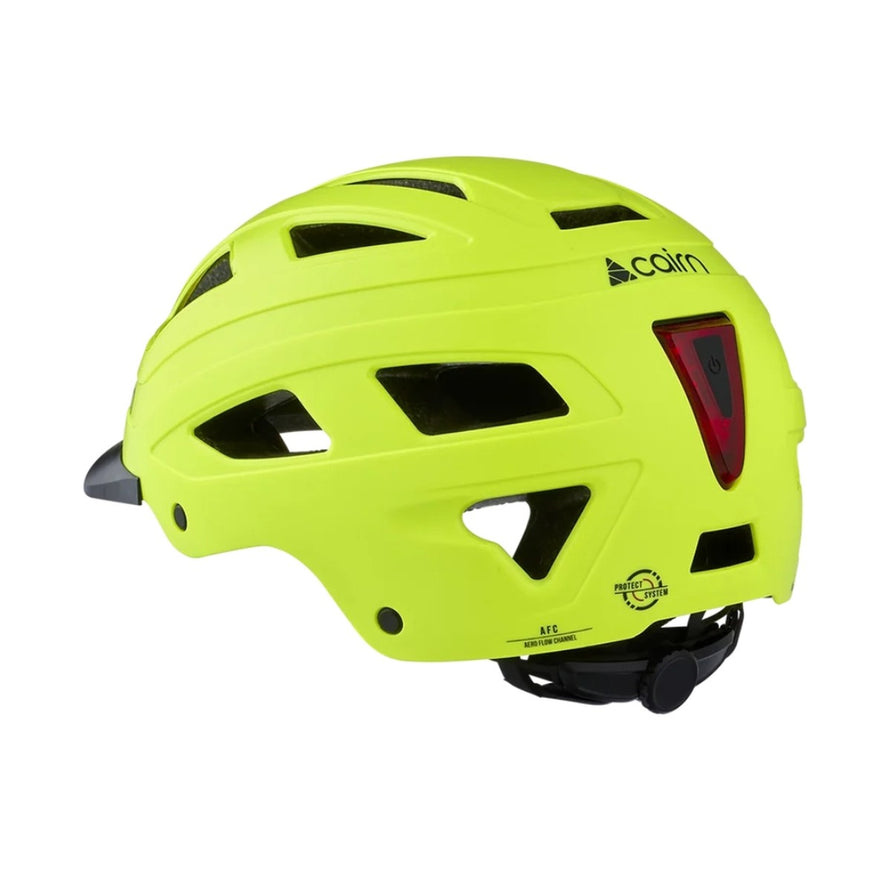 Casque de vélo Cairn Clarke 7896 avec lumière LED arrière pour confort et sécurité en milieu urbain
