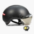 Casque vélo à visière lumineux avec clignotants Overade Life