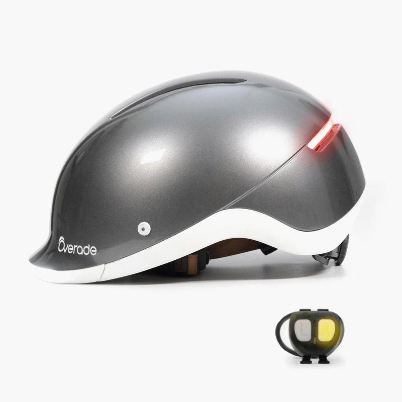 Casque vélo lumineux avec clignotants Overade Life