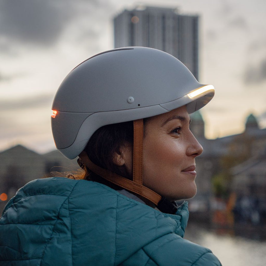 Casque vélo lumineux avec clignotants Overade Life