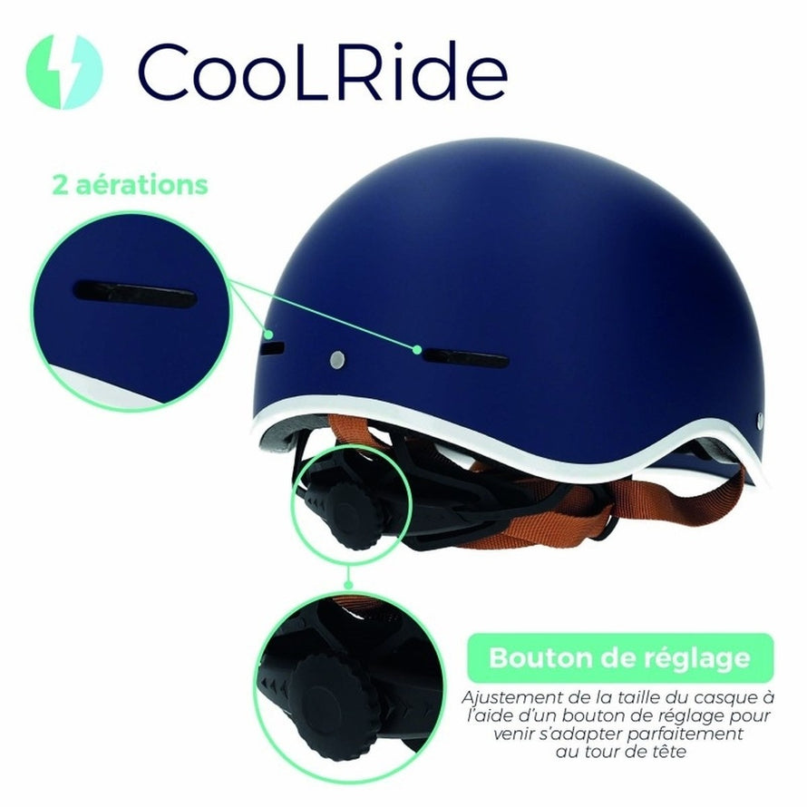 Casque vélo ville Coolride Headlock avec visière et réglage précis pour un confort sécurisé en milieu urbain