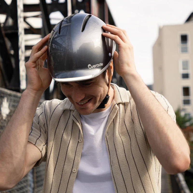 Casque vélo lumineux avec clignotants Overade Life