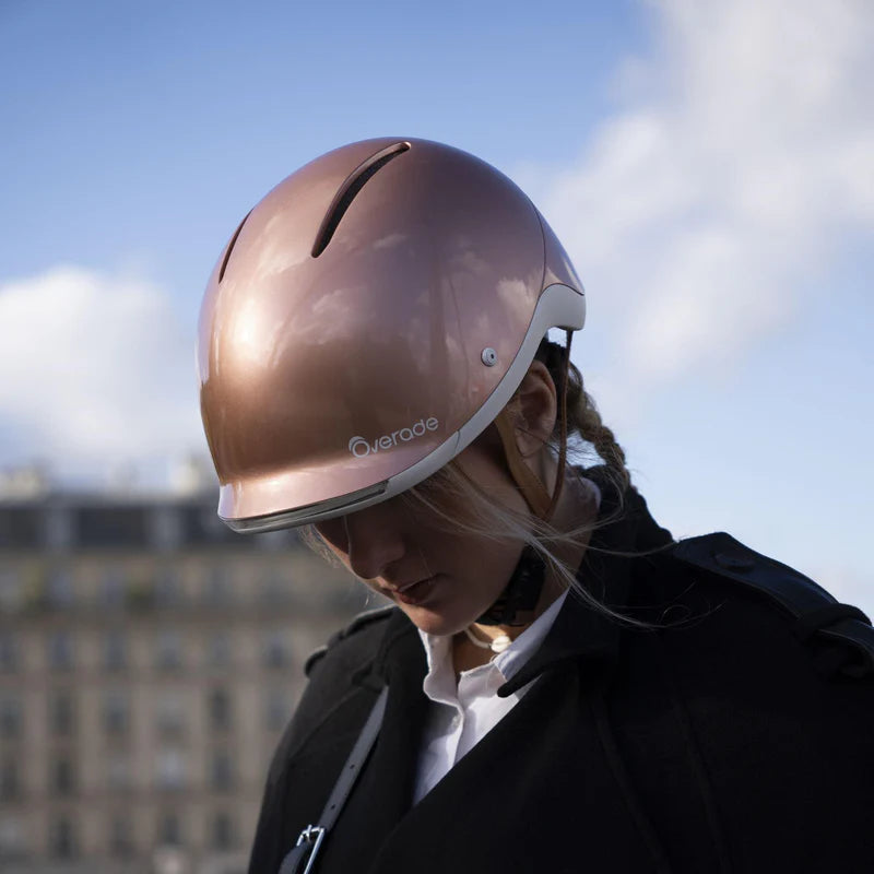 Casque vélo lumineux avec clignotants Overade Life