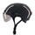 casque vélo lumineux connecté cosmo fusion gris vue de côté