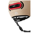 casque vélo lumineux connecté cosmo fusion sand vue de derrière.