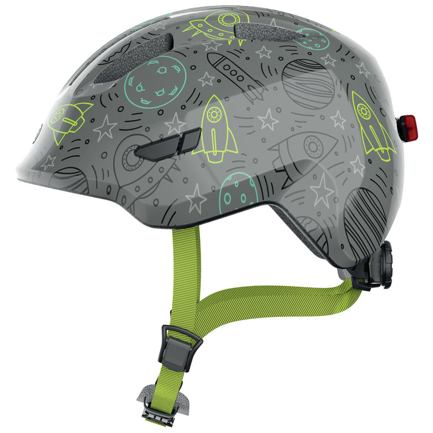 casque bebe abus smiley 3.0 led grey space s