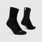 Chaussettes de vélo légères Sl GripGrab noires, offrant respirabilité et maintien pour cyclistes performants