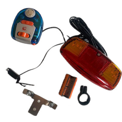 Clignotant feu stop pour vélo avec signal sonore - #1