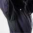 Détail des manches de la combinaison imperméable vélo ENTEGA Pignon Clothing unisexe avec tissu technique respirant