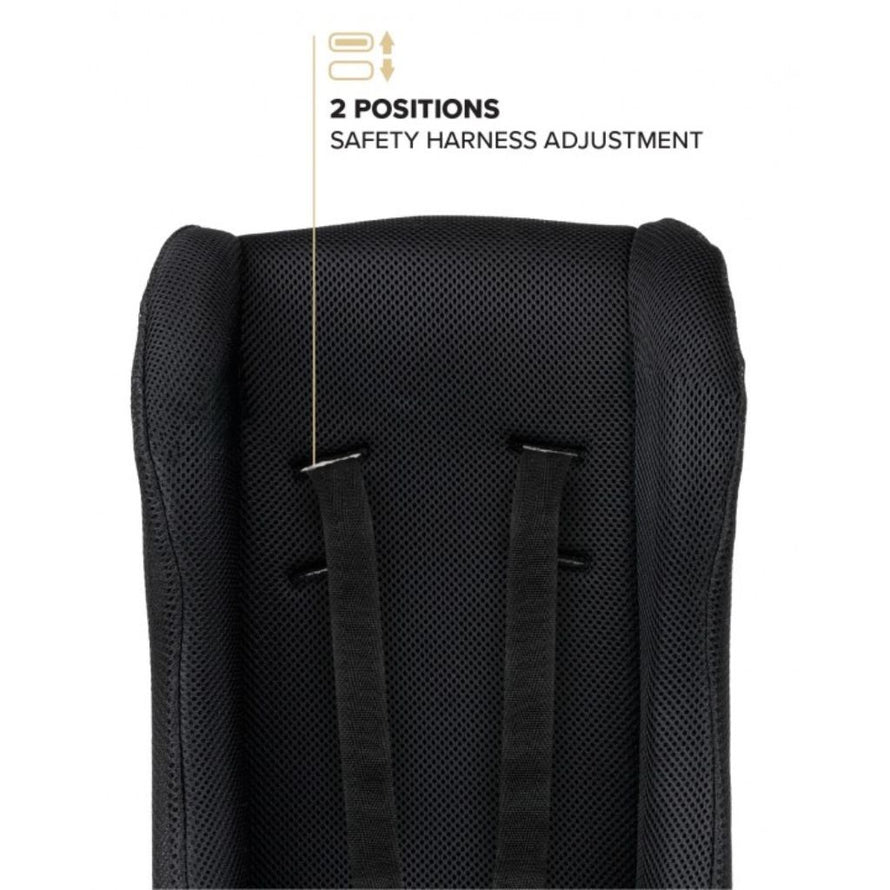 Coque réductrice pour remorque ou vélo cargo, pour bébé de 7 à 18 mois, noire. 
