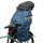 Coque Opossum Magic Splash bleue avec motif gouttes colorées, housse étanche pour siège arrière vélo